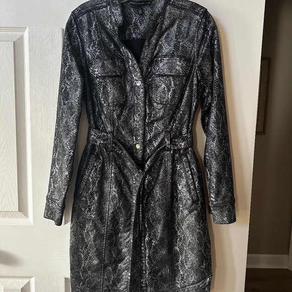 White House Black Market Dresses Whbm Coated Denim Dress Poshmark